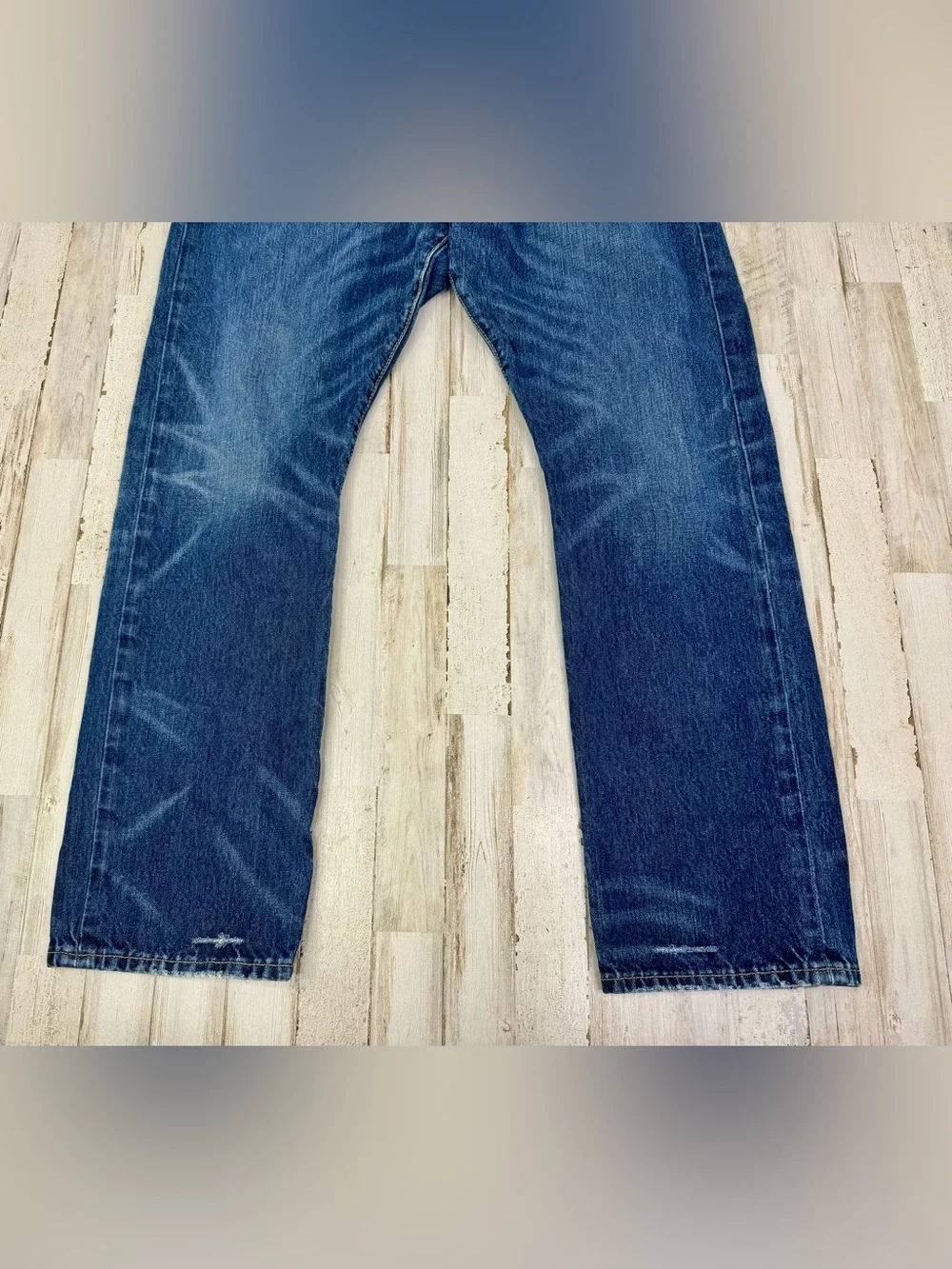 Polo Ralph Lauren Varick Slim Straight Jeans Mens Size 38x31 Medium Wash Denim